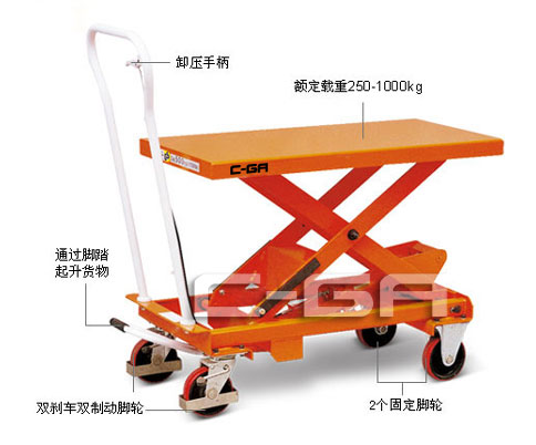 腳踏式平臺(tái)車